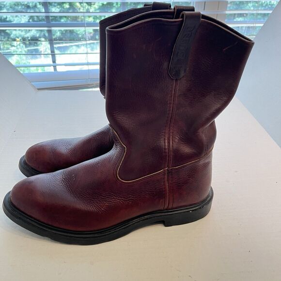 Red Wing Pecos 1132 Men\'s Size 12D Leather Boots USA Made Dark Brown main image 8